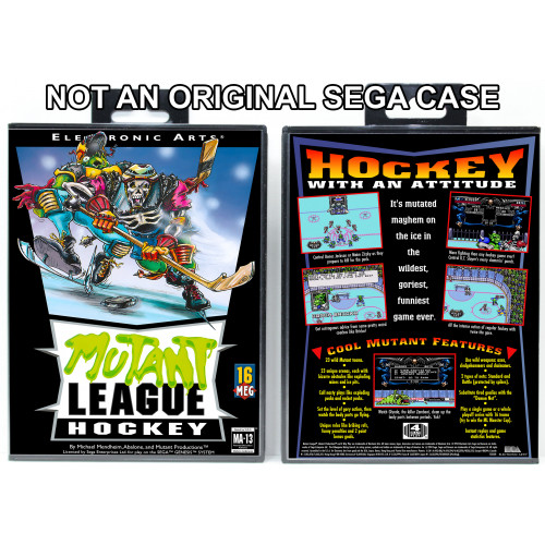Mutant League Hockey (Display Box, Official Cartridge Will Not Fit)